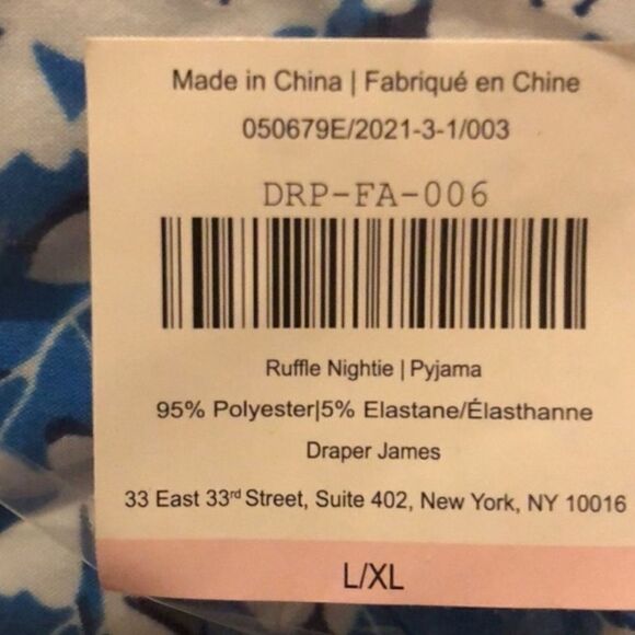 Draper James pijama plus Ipsy bag plus lip balm - Picture 8 of 13